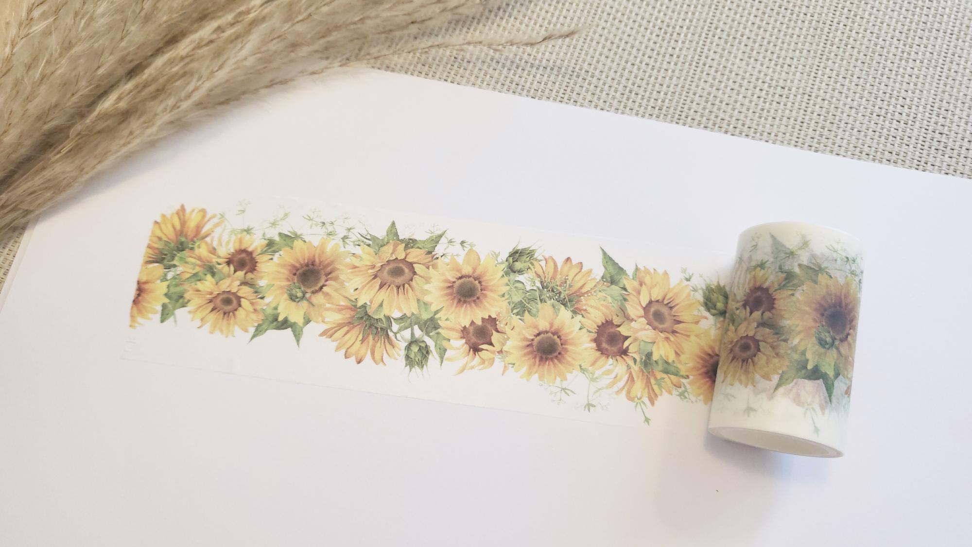 Design Washi Tape Sunflowers
